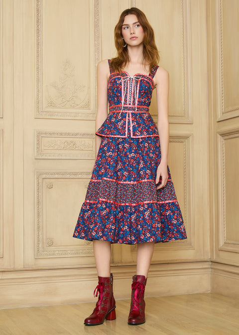 GUNNE SAX for ModCloth Grace Peplum Midi-kjole-8