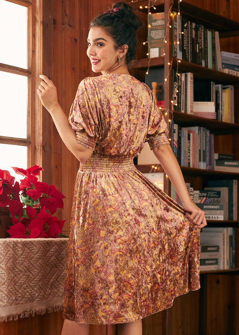 Bohemian Rhapsody Kjole med Ballonærmer-2