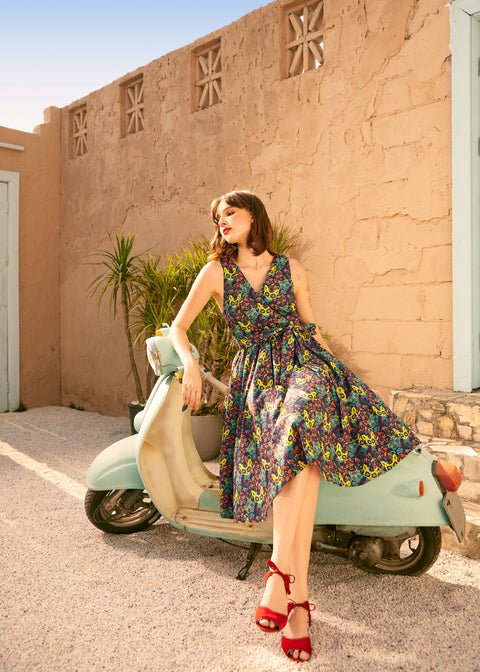 Instant Energy Faux-Wrap-kjole-2