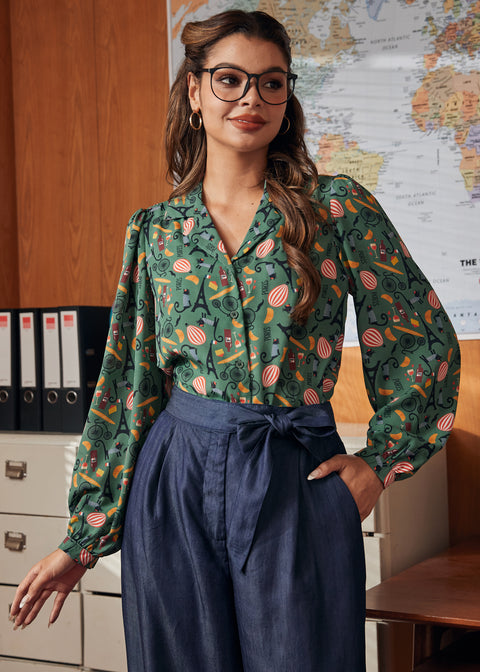 Kald det en klassisk langærmet skjorte med campkrave-3