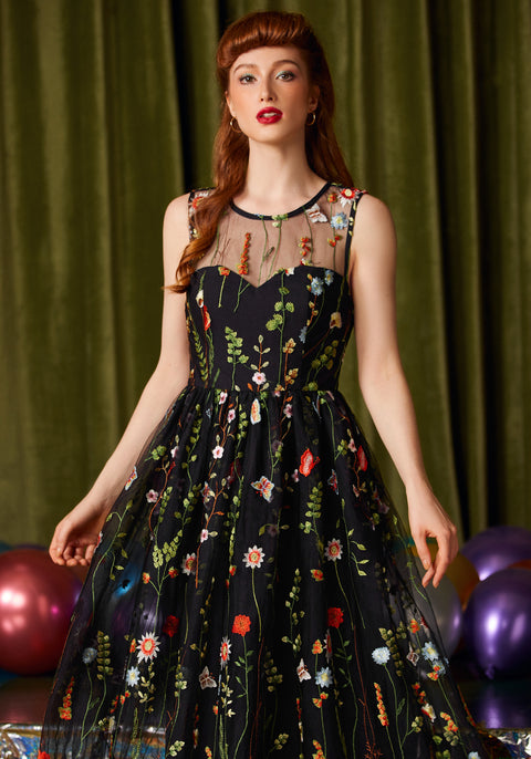 Mystique Mirage Fit&Flare Maxikjole-5