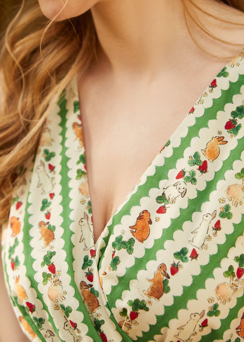 Instant Energy Imiteret Wrap-kjole-4