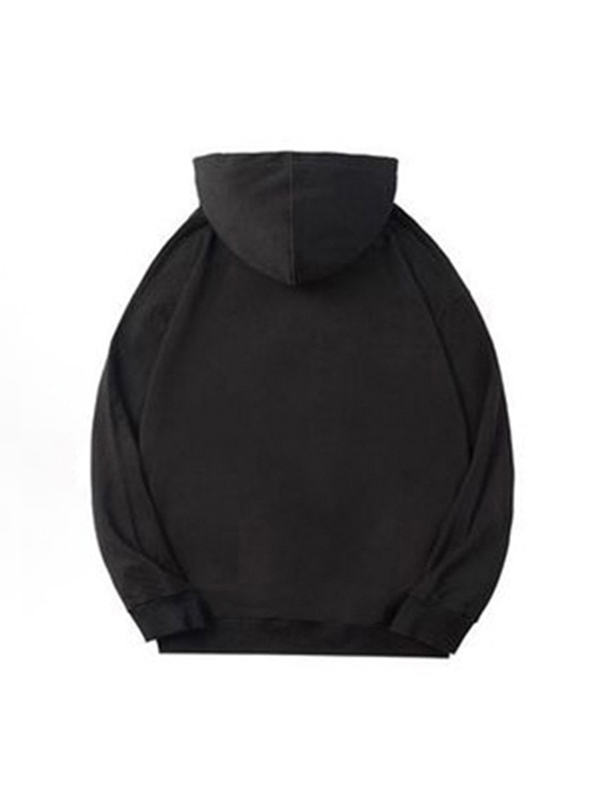 Men's Spider Print Oversized Hoodie-1