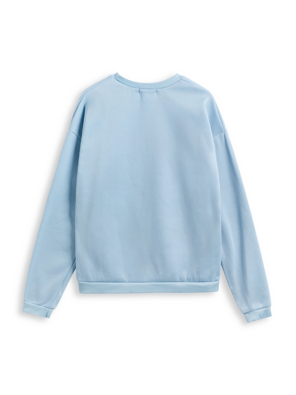 Men's Vintage Letter Print Crew Neck Sweatshirt-2