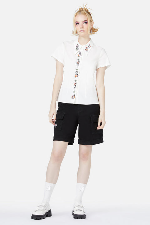 Butternut Broderet Bluse-2