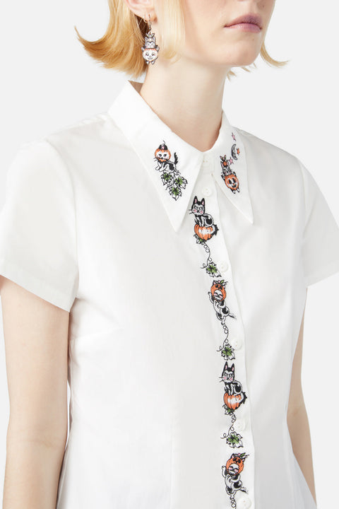 Butternut Broderet Bluse-1