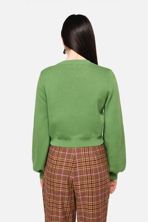 Græssende ko striktrøje-2