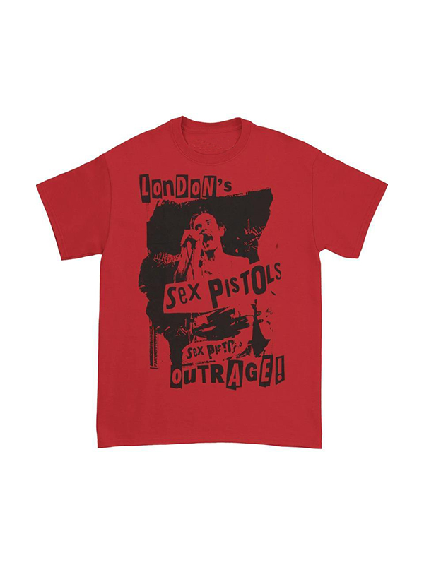 Men's Vintage Portrait Print Short Sleeve Tee-1