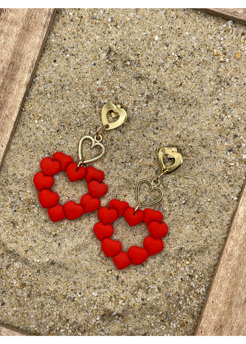 Hjertekrans-hængende øreringe-2