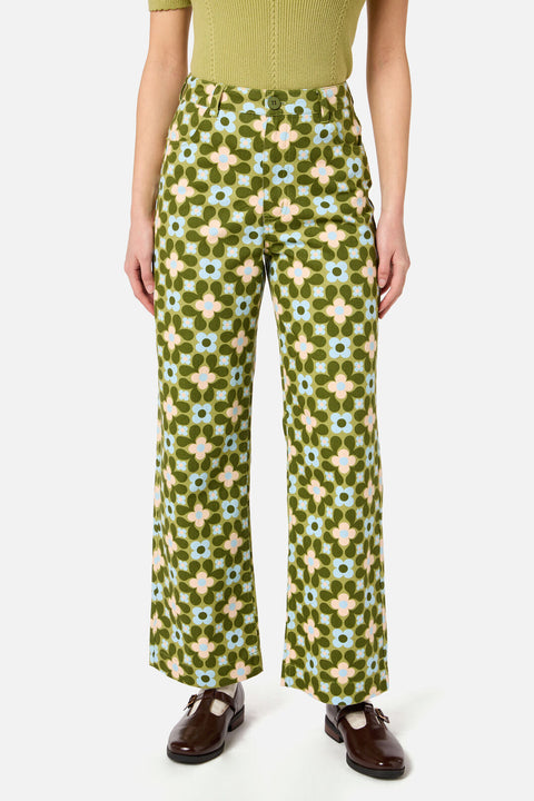Ginny 60'er Printed Jeans-4
