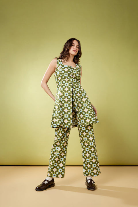 Ginny 60'er Printed Jeans-2