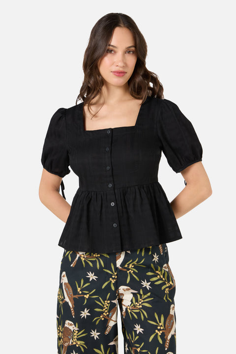 Eveleigh Peplum Top-2