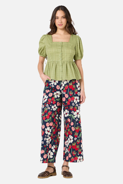 Eveleigh Peplum Top-7