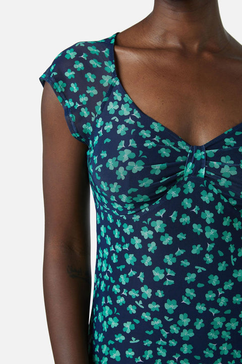 Mille Fleur Mesh-kjole-1