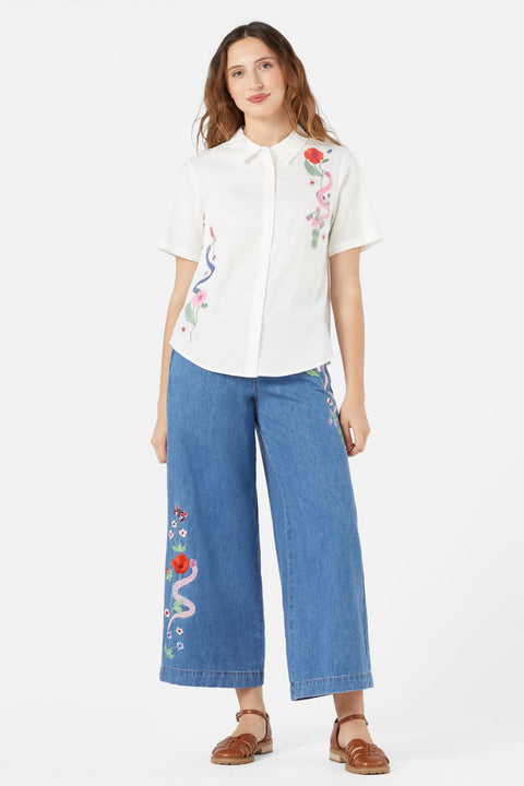 Slangebroderet bluse-2