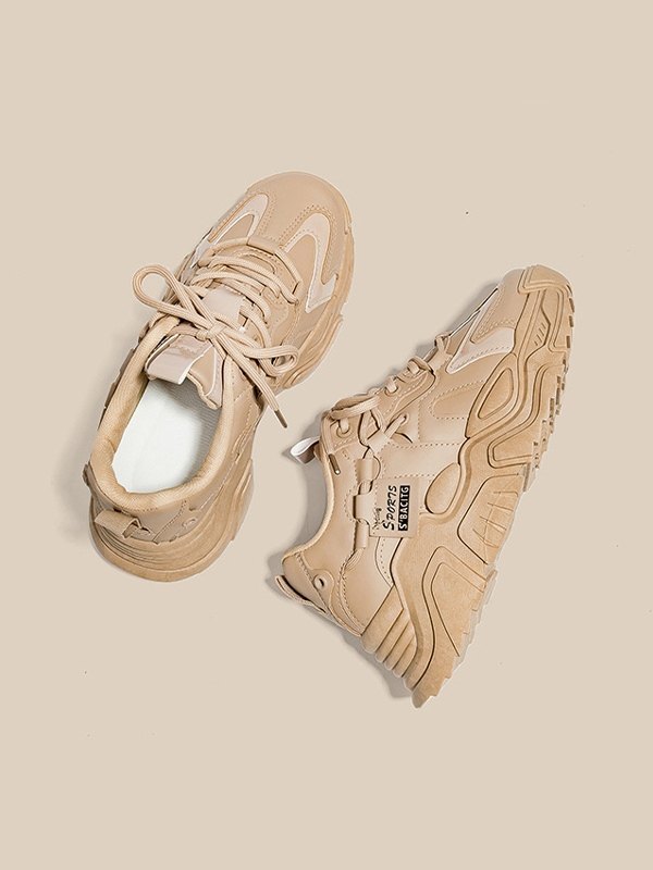 Logo Detail Chunky Sneakers-4