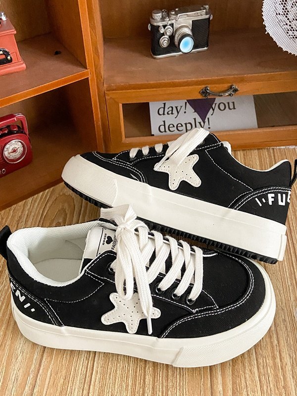 Star Alphabet Flat Sneaker-2