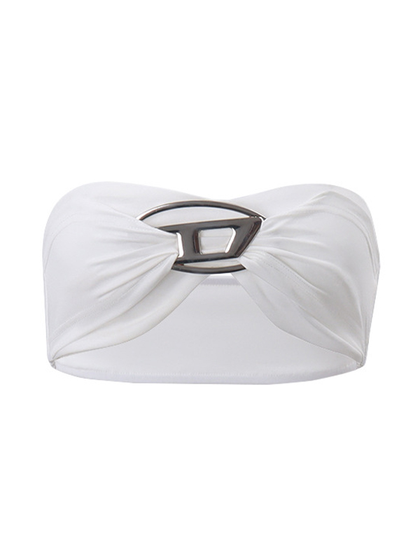 Metal Decor Ultra Short Bandeau Top-4