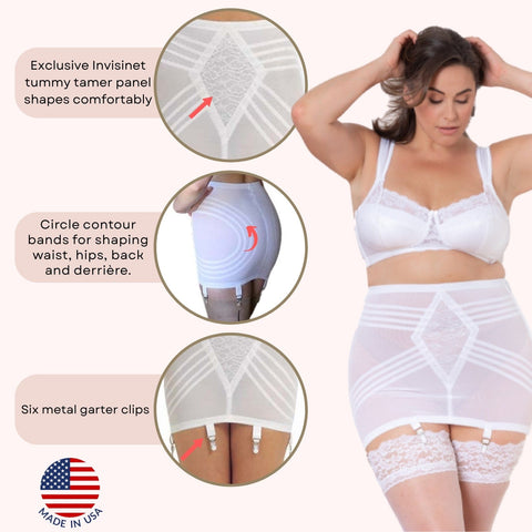 Åben bund i talje med åndbart Power Mesh-stof | Fast til ekstra fast støtte | Style 1359-2