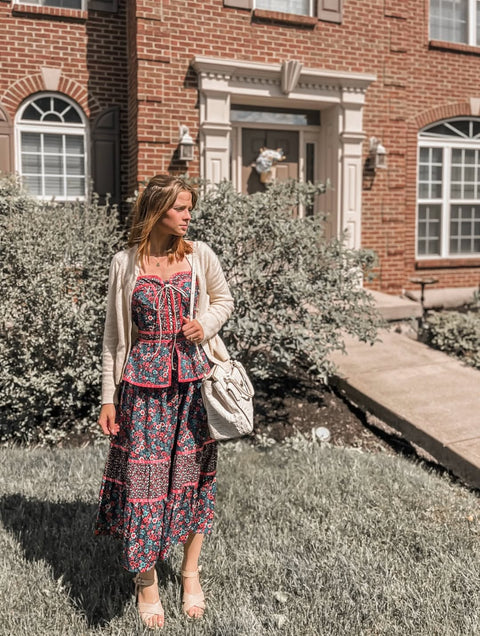 GUNNE SAX for ModCloth Grace Peplum Midi-kjole-3