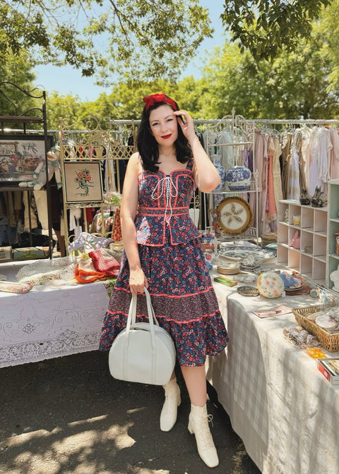 GUNNE SAX for ModCloth Grace Peplum Midi-kjole-2